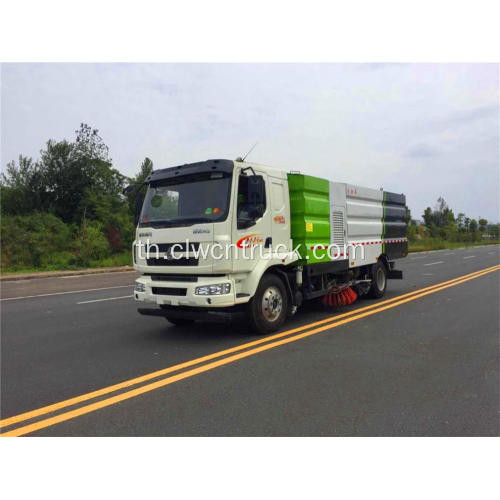 รับประกัน 100% Dongfeng 12cbm รถบรรทุกกวาดถนนสูญญากาศ